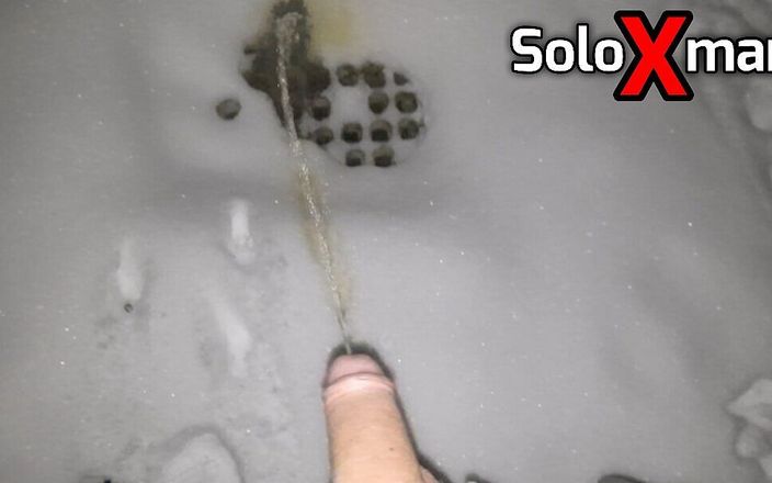 Solo X man: Another Big Dick Pissing in the Snow.