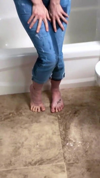 Throwback to Me Pissing My Jeans and Then Encouraging You to Jerk off!