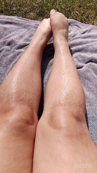 Hairy Legs at the Lake