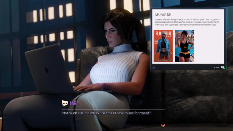 Kitty Gamer: Croft Adventures 1 Lara Found a Glory Hole She Went Into...