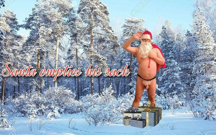 Chubby Masturbator: Santa Empty His Sacks