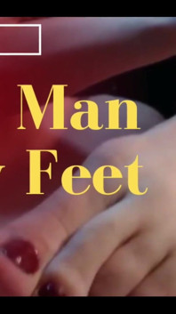 Stand at my feet and worship their every curve. Hop on top and lick my red toenail polish.