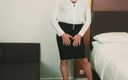 Mistress Jodie May: Sexy secretary teases boss