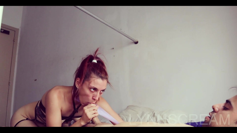 Lynn Scream: Sado-maso futut și joc cu respirație!