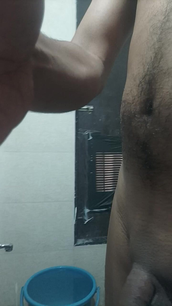 Raccoon65: Bathroom Video with Ass and Cock