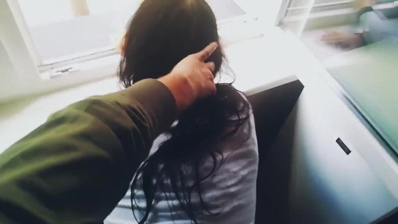 Millanax Fortnite Girl: Chica universitaria caliente follada cerca de la ventana con semen...
