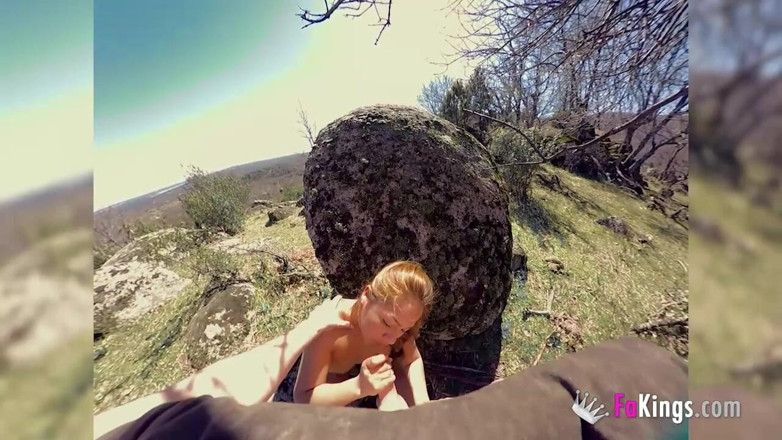 FAKings: Submissive servant babe receives a sex lesson from her lord....