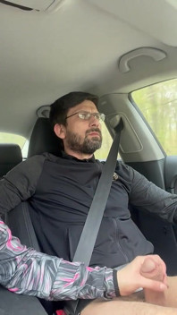 She Couldn’t Wait - MILF Blowjob & Handjob While Driving - Public Car Sex Kingyordanov