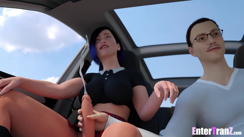 Enter Tranz: Heißer ladyboy nimmt bbc und bbc, während sie ihre neue...