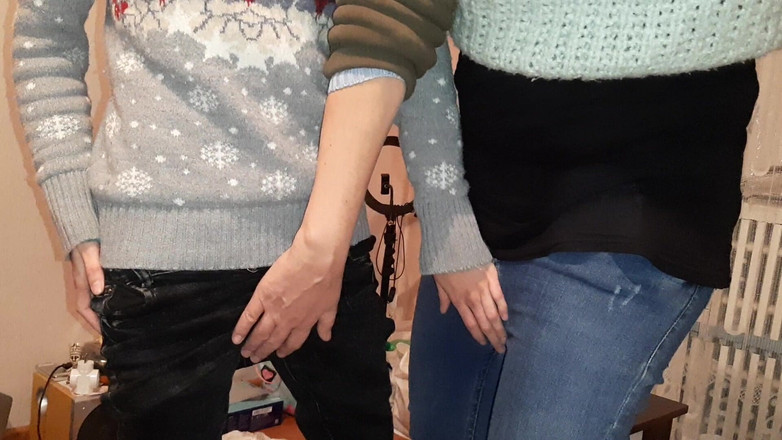 Lesbian-candys: Наш оператор не міг встояти і кінчає з нами - lesbian-candys