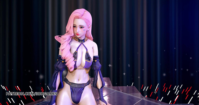3D-Hentai Games: Wisin și Yandel - Urmează-l pe liderul Seraphine - striptease sexy