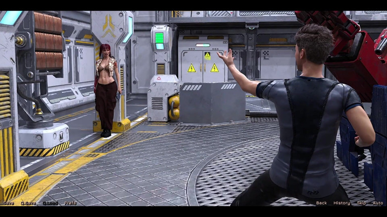 AVN Teller: Stranded in Space - Flirting with a Half Robot Girl