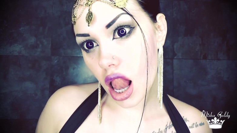 Goddess Misha Goldy: Dark Goddess Feeling an Insatiable Hunger!