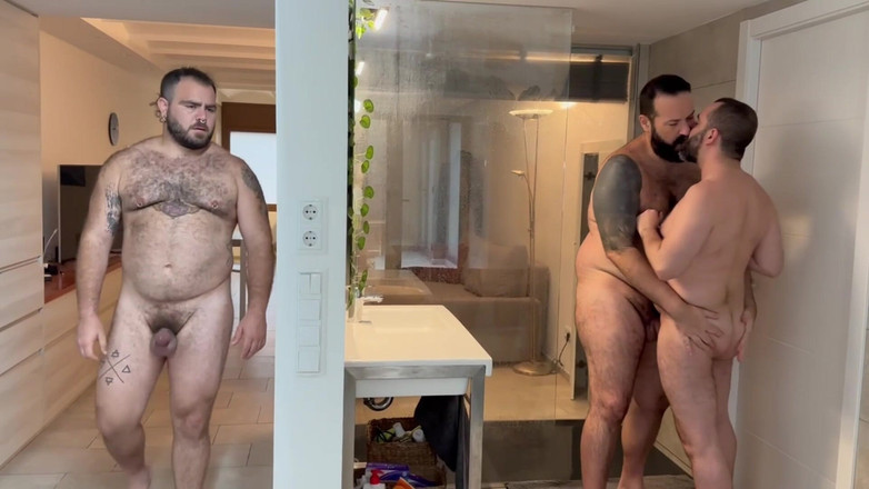 BTrucker77: Colegas de quarto em trio quente!