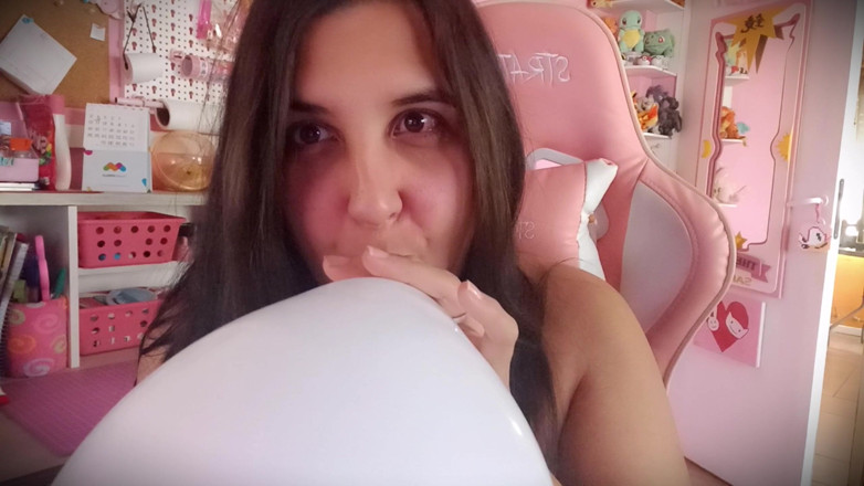 melu_world: Kabarık yanaklar balon üfleme - tavşan delisi