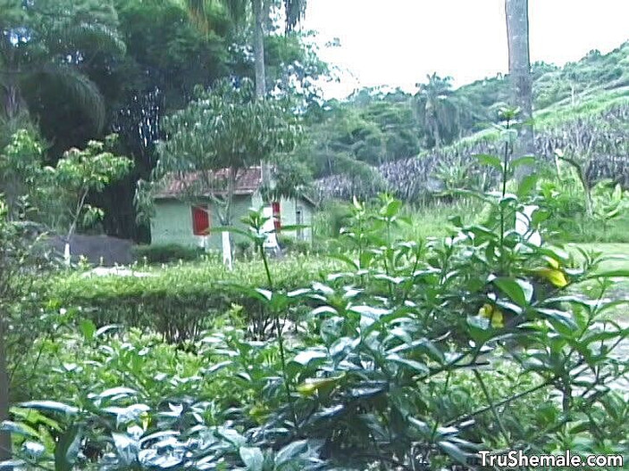 Tru Shemale: Транссексуал микро пениса Rubio засадил ее бойфренд