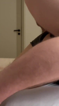 BDSM Submissive Asian Wife in Bondage Outfit Fucks Hard