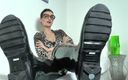 Lady Victoria Valente: Strict Jerk off Instructions for Rubber Boot Sole Licker Lady...