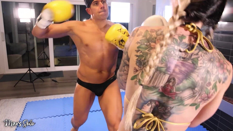 Mars solo: Boxing Match: Sam Stout Vs Mars Solo - Belly Punching, Mixed...