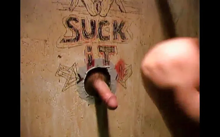 Carol Cox - The Original Internet Porn Star: Mature blonde enjoys her first Glory Hole visit