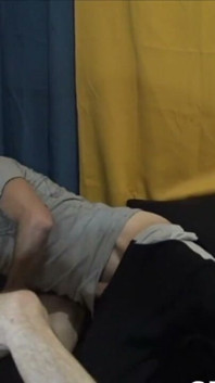 Slut Creampied by His Friend Big Dick