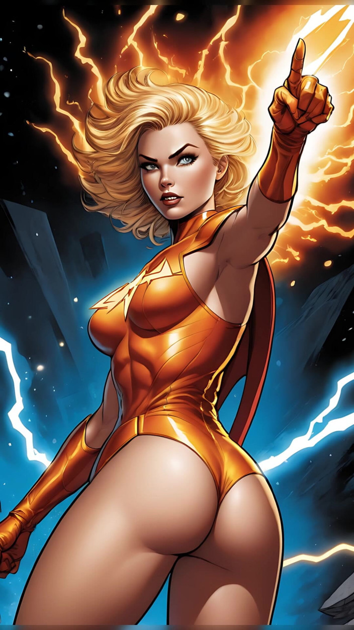 LustRender: Aura elektrik tembus bogel Spark