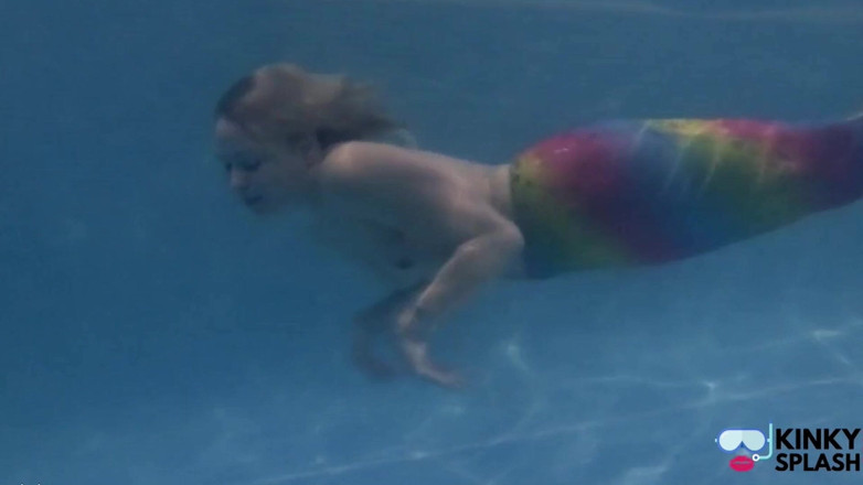 UKCuteGirl Lucy Lauren: Captive Mermaid Teases You in the Pool