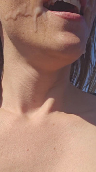 Petite Blonde Deepthroats Cock in Public Parking Lot