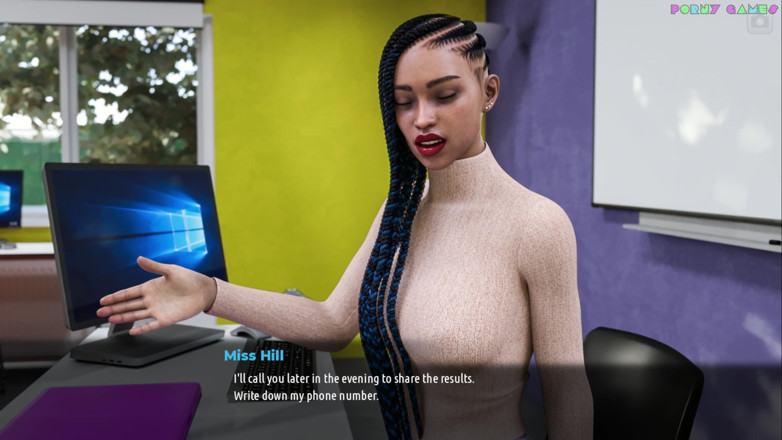 Porny Games: MILFs of Sunville by L7team - Hot Black Teacher Has Rough...