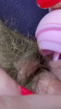 Testing clit licker pussy licking toy