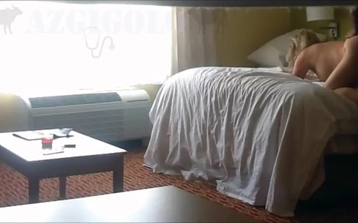 AZGIGOLO: Blonde Hotwife Visits my Hotel Room For Lunch