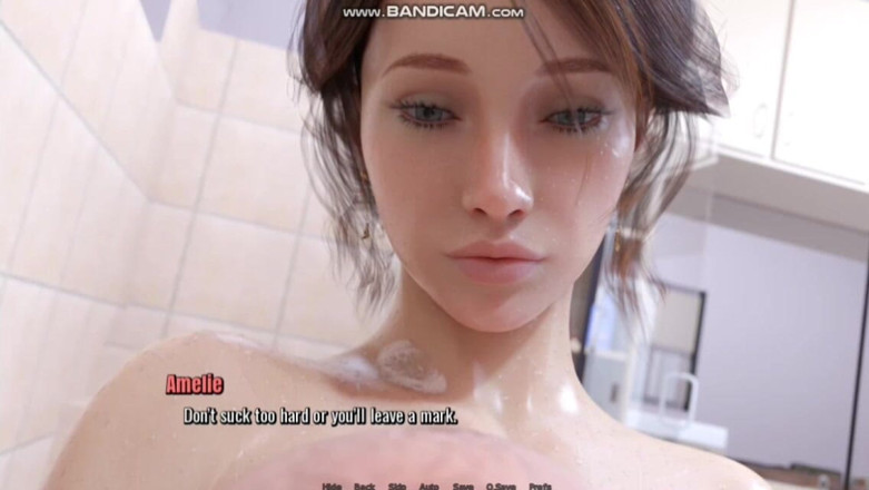 Divide XXX: Heart Problems - My Beloved Aunty Amelie Lewd Shower Touch