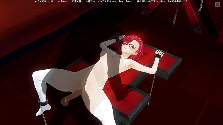 H3DC: 3D hentai misterio del sótano: estudiante pelirroja intenta anal por...