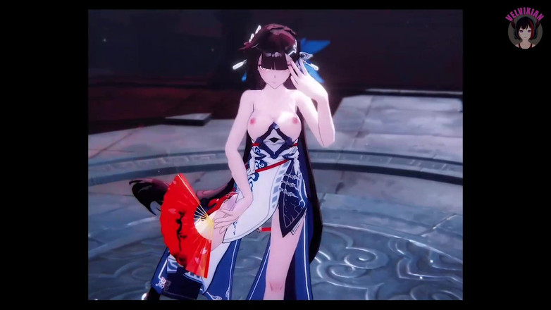 Velvixian: Honkai Li Sushang. Tarian seksi dan pakaian beransur-gred