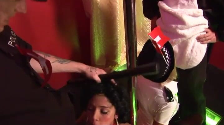 CBD Media: Two Busty Officer With Tight Pussy Sharing One Hard Cock