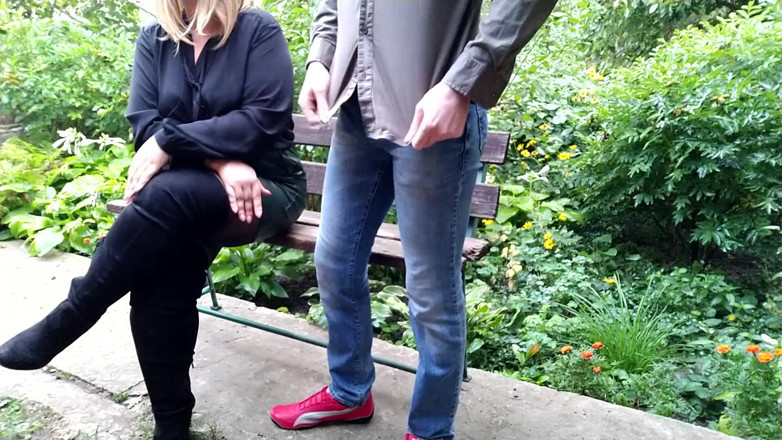 OurFetishLife: Naughty MILF is horny enough to do it outdoor