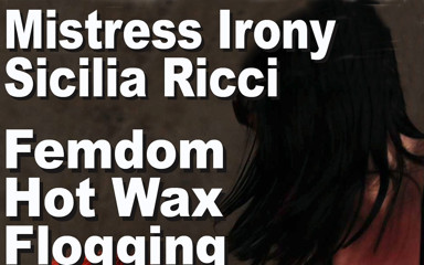 Edge Interactive Publishing: Mistress Irony & Sicilia Ricci femdom hot wax flogging gmwl2040
