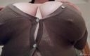 Melonie Kares: Chơi bộ ngực khổng lồ áo len khít khao