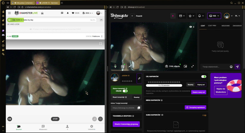 Jerking Perv: Diretta streaming