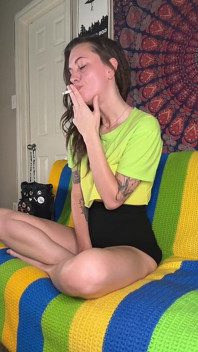 A Smoking Lesson with Your Babysitter