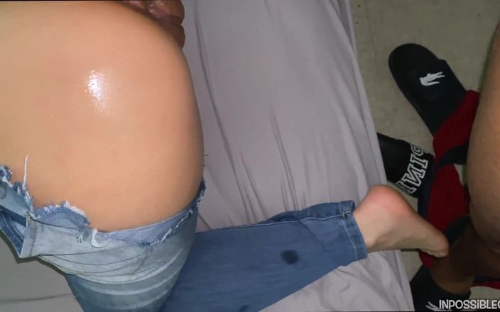 Inpossibleoreo: Amateur PAWG Gets Jeans Ripped Then Fucked by BBC Until...