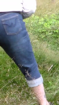 Jen Is Peeing on a Field