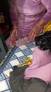 Panjabi Bhabhi Having Change Her Dress.