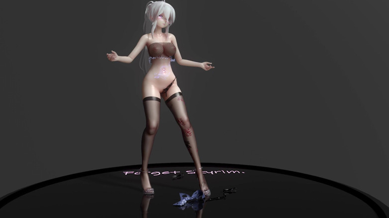 MikuMotion: Wiggle; Lewd Tattoos; Humiliation; Split-crotch Thongs; Shorts; Black Stockings; Explosive...