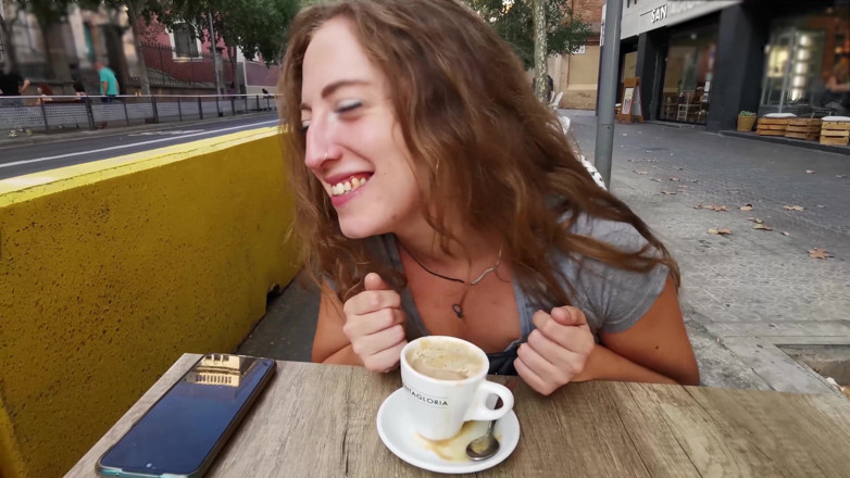 Dr Love: Enjoying a coffee with extra milk