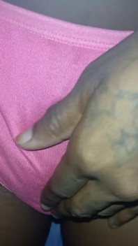 Flashing Rubbing My Tight Hairy Pussy Closeup