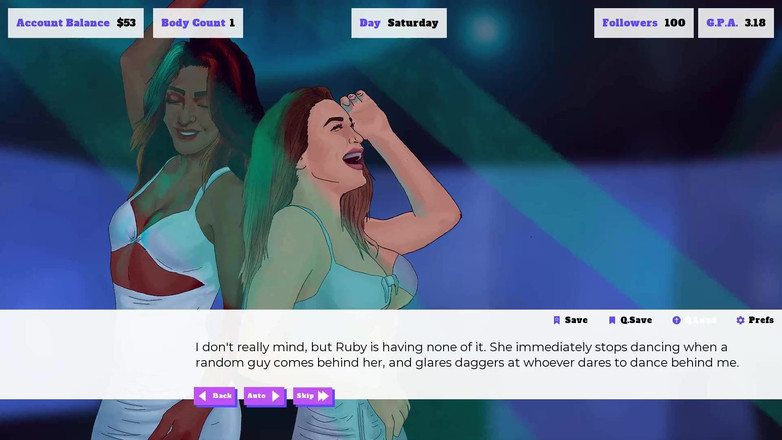 Dirty GamesXxX: Collegerage: Desi studente verleidt een man in de club ep 21