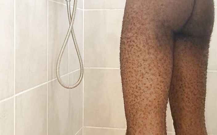 Ares Wolf: Hairy Black Guy in the Shower