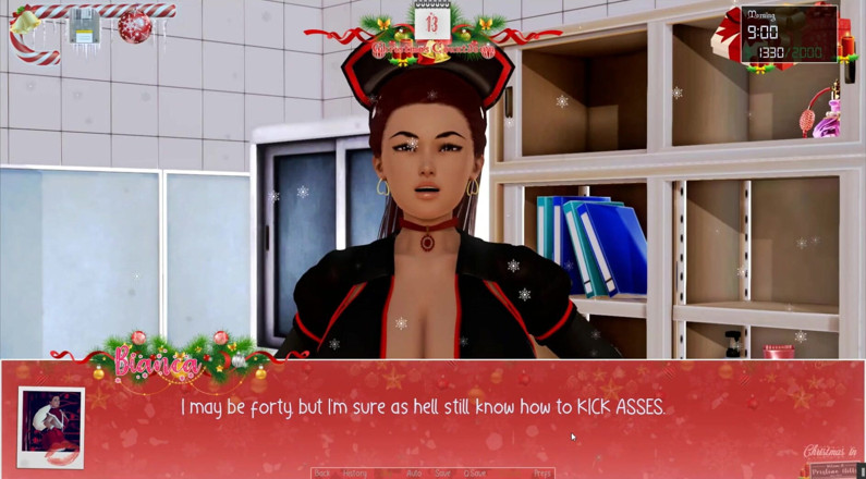 Cumming Gaming: Unlimited Christmas [Xmas hentai porn play] ep.8 arm wrestling against my...