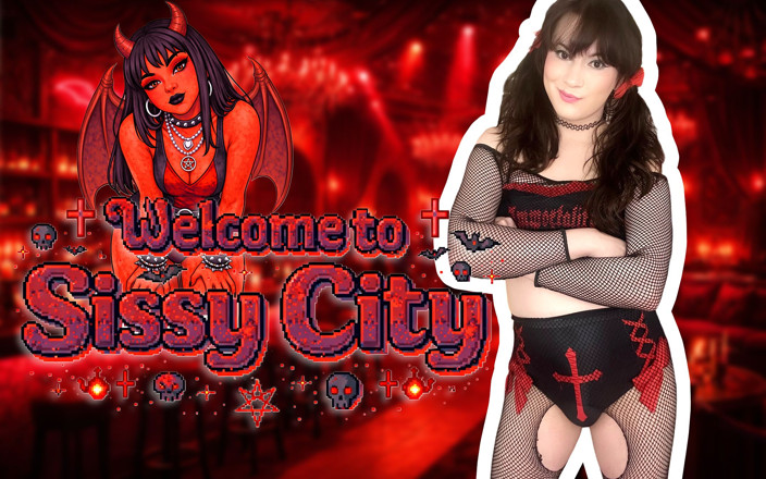 Natalie Napoli: Encontro com menina gótica em Sissy City